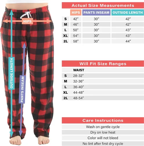 Vista 3 de Forever Lazy Pantalones de pijama de forro polar para hombre