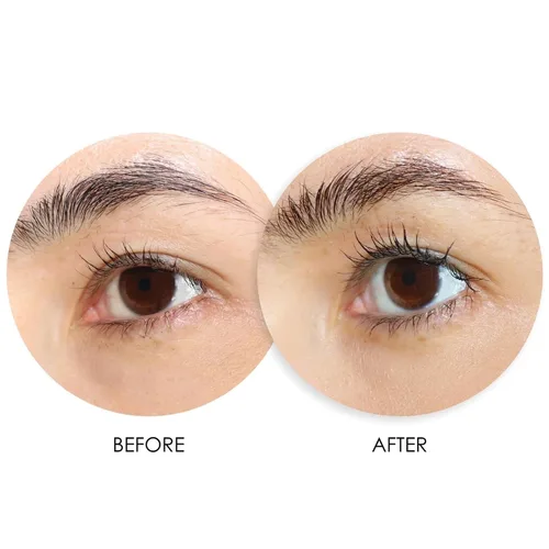 Vista 5 de Dermelect Volumizador de pestañas XL para pestañas y cejas suero antienvejecimiento con péptidos, tratamiento acondicionador para pestañas y cejas