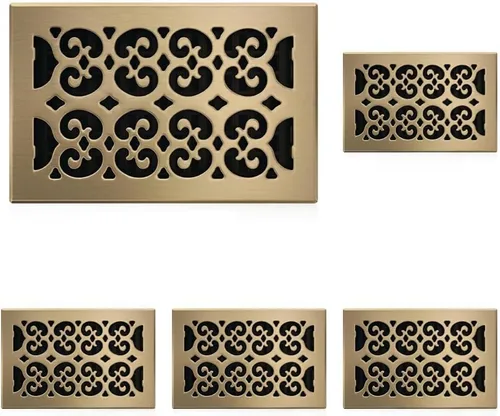 Vista 29 de Decor Grates Registro de suelo SPH210-RB, 2x10, acabado bronce frotado bronce (Rubbed Bronze Finish)