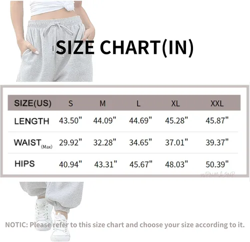 Vista 3 de WPNMASNP Pantalones deportivos casuales de cintura alta para mujer, para otoño, holgados, Y2K, modernos con bolsillos