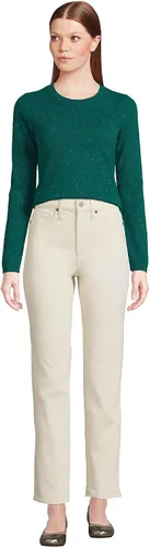 Vista 4 de Lands' End Suéter de cachemir con cuello redondo