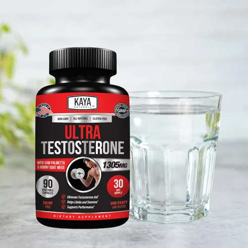 Vista 7 de Kaya Naturals Ultra testosterona - Refuerzo de testosterona para hombre con Tongkat Ali, hierba de cabra cachonda, tribulus, suplemento natural