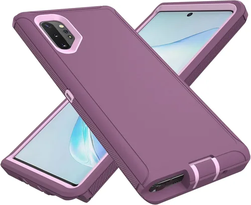 Vista 9 de Funda protectora resistente para Samsung Galaxy Note 10 Plus, a prueba de polvo, a prueba de golpes, protección contra caídas, 3 en 1, para Samsung