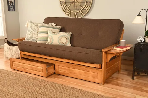 Vista 21 de Kodiak Furniture - Juego de futón, blanco, Madera Tela, Canadá