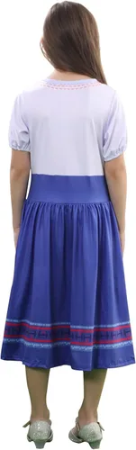 Vista 6 de Disfraz de Mirabel Isabela, Luisa Pepa Dolores para niños, vestido de Mirabel Isabela para niñas, disfraz de princesa