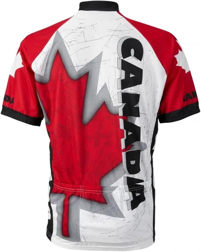 Vista 2 de World Jerseys Canada Maple Leaf - Maillot de ciclismo para hombre