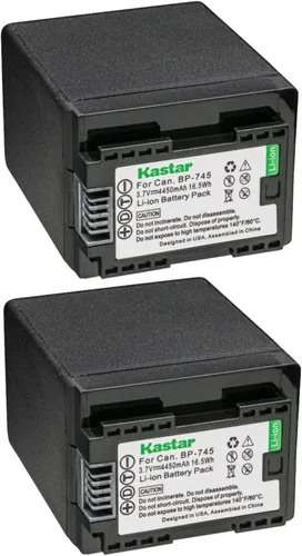 Vista 4 de Kastar Batería BP-745 de repuesto para Canon LEGRIA HF M68 HFM68, LEGRIA HF M76 HFM76, LEGRIA HF M78 HFM78, LEGRIA HF M86 HFM86, LEGRIA HF M88
