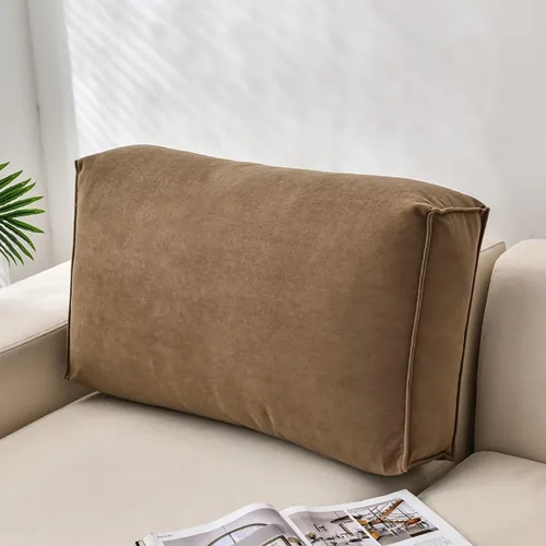 Vista 9 de Almohada de lectura rectangular Cojín de apoyo para la espalda, almohada de cabecero, cojín de respaldo suave, cojín de respaldo suave, almohada