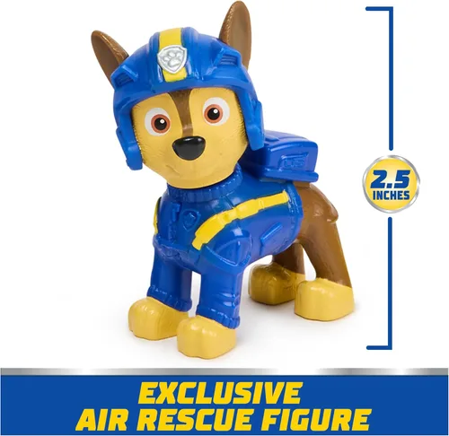 Vista 8 de PAW Patrol: Air Rescue Chase Hero Helicóptero de juguete con figura