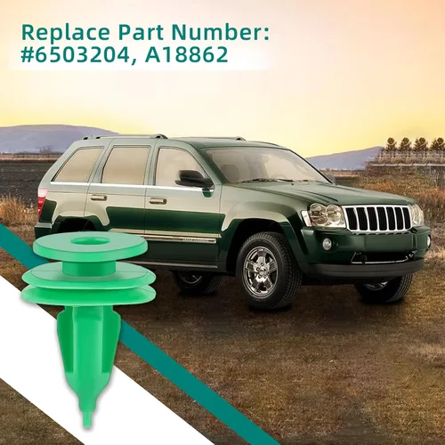Vista 4 de AUTOKAY 100 piezas de clip de panel de puerta para Jeep Grand Cherokee 1993-2005 Cherokee 1993-2001, para Chrysler Cirrus 1995-2000, para Dodge