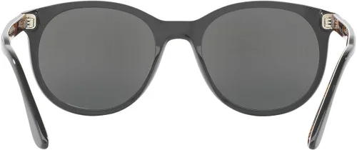 Vista 4 de Prada PR06TS VAT4L0 - Lentes de sol redondos color gris PR06TS tamaño 2.087in, Gris Oscuro Espejo Oro