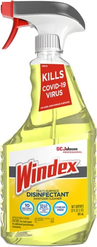 Vista 2 de SC Johnson Professional Windex Limpiador de superficies desinfectante de 32 onzas, 32 onzas líquidas