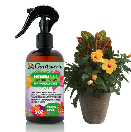 Vista 15 de Gardenera Fertilizante en aerosol multiusos profesional para jardinería doméstica, listo para usar, 3-1-2, alimento suave para plantas para hojas