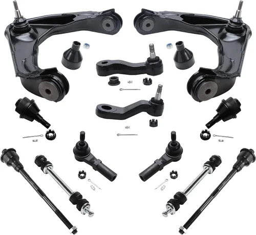 Vista 48 de Detroit Axle - Kit de extremo de 12 piezas para Ford Explorer Mercury Mountaineer 1998-2001 1999 2000, 2 brazos de control delanteros superiores