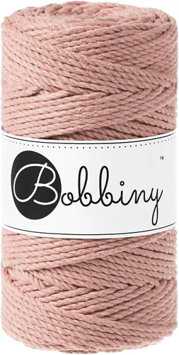 Vista 27 de Bobbiny Cordón de macramé regular de 0.118 in y 3 capas (aguamarina), 108yds/330 pies (100% algodón reciclado)