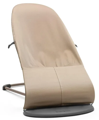 Vista 2 de BabyBjörn Bouncer Balance Soft, Algodón, Caqui/Beige Khaki/Beige