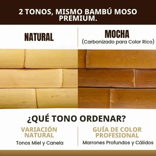 Vista 7 de amaZulu - Láminas de bambú de 1.75 pulgadas x 6 pies, ribete y molduras de bambú natural de Moso, paquete de 16, bordes de pared, borde