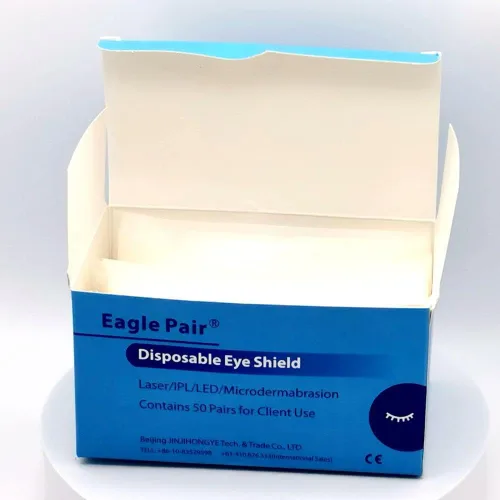 Vista 5 de Protectores de ojos láser desechables de belleza IPL/LED/microdermoabrasión para huéspedes de protección ocular paquete de 10 pares