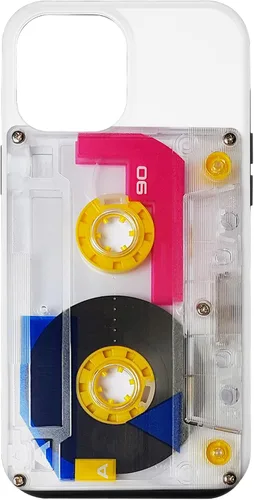 Vista 25 de iPhone 12/12 Pro Vintage Cassette Tape Retro 80s 90s Music Mixtape Case