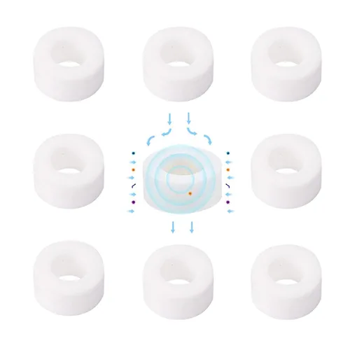 Vista 3 de Filtro de agua para fregadero, filtro de agua giratorio de 360°, filtro giratorio universal para fregadero de cocina, baño, con tubo de extensión