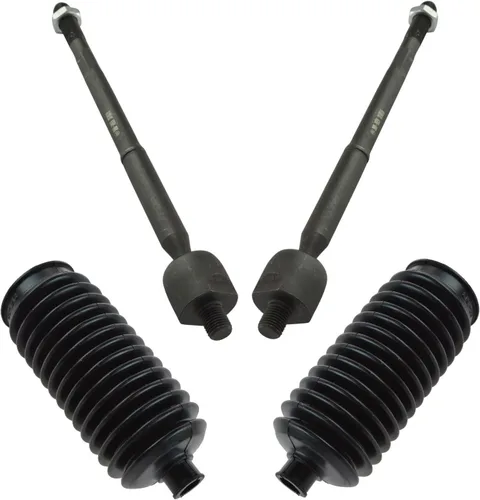 Vista 74 de TRQ Kit de dirección delantera con barra de acoplamiento de fuelle de piñón y cremallera compatible con Toyota Echo 2000-2005