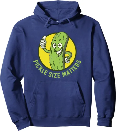 Vista 5 de Pickle Size Matters Fun Pun Pickle Lovers Cucumber Pickle Day Pullover Hoodie