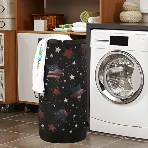 Vista 6 de Mochila para lavandería, cesta extra grande resistente para ropa sucia, correas ajustadas para campamento, universidad, gimnasio, hotel, hogar, 29.3