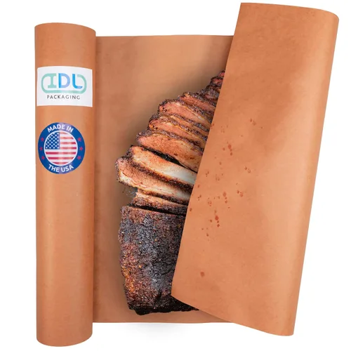 Vista 17 de Papel de carnicero negro de 18 x 2160 pulgadas (180 pies) – Rollo de papel de carnicero natural hecho en Estados Unidos para carne y pescado, sin