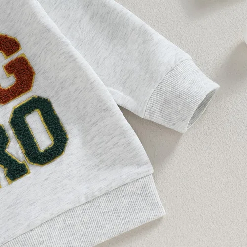 Vista 5 de Merqwadd Sudadera con cuello redondo para bebé grande y hermana pequeña, ropa de otoño a juego para hermanos