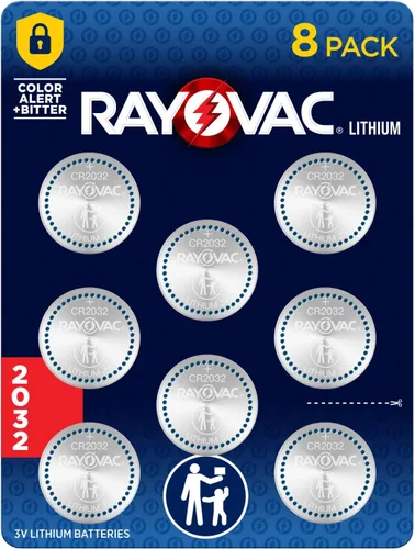 Vista 10 de Rayovac Baterías de celda de moneda de litio tamaño 2032 3V, 1 paquete