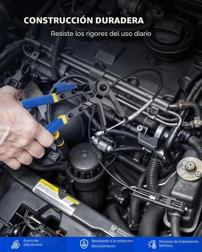Vista 5 de Orion Motor Tech 9 alicates de abrazadera de manguera para mangueras de combustible y agua, kit de removedor de abrazadera de manguera de largo
