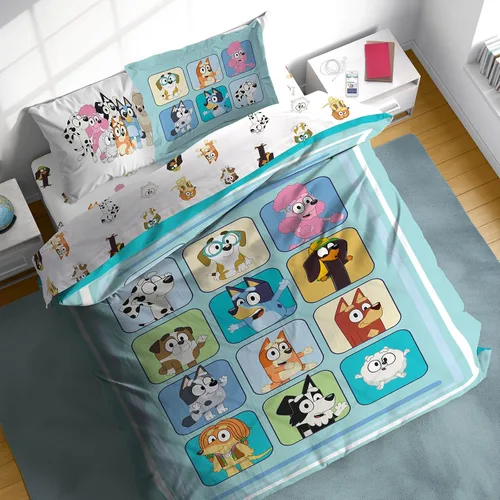 Vista 20 de Juego de edredón para niños Sunny Side Up incluye sábanas y fundas de almohada - Juego de cama suave y acogedor para una decoración elegante
