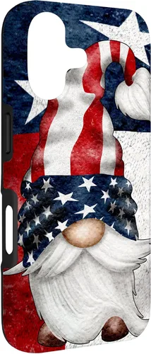 Vista 3 de 4th of July Independence Day Gnome for Women Memorial Day Case for iPhone 17