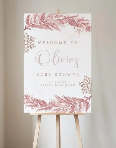 Vista 7 de Letrero de bienvenida personalizado con texto en inglés «Oh Baby Show» – Cartel de bienvenida de corona para baby shower – Póster de corona de baby