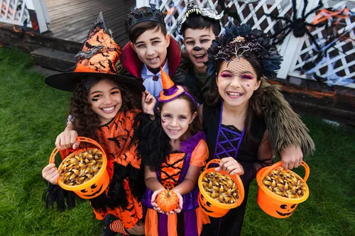 Vista 8 de Fruidles Golosinas de caramelo de maíz para Halloween, sin gluten, aperitivos divertidos y festivos (media libra)
