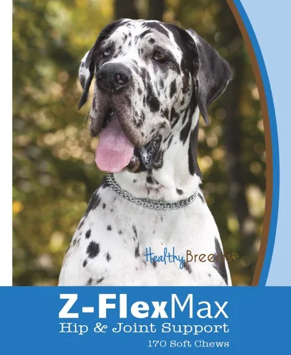Vista 56 de Healthy Breeds Afghan Hound Z-Flex Max - Masticables suaves para cadera y articulaciones, 100