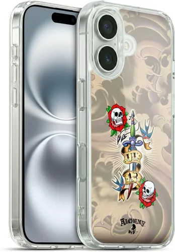Vista 65 de Head Case Designs Funda de gel con licencia oficial de Alchemy Gothic 13 Dagger Illustration [protección de grado militar] compatible con Apple