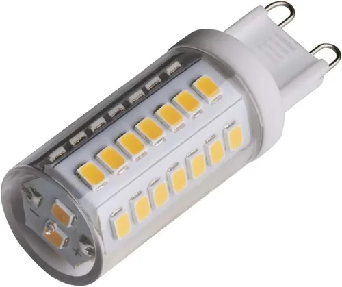 Vista 2 de Satco 5 vatios JCD LED claro 3000K G9 base 120 voltios