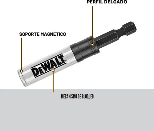 Vista 2 de DEWALT Soporte para brocas, 3 en 1, listo para impactos (DWA3HLDFT)