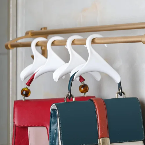 Vista 7 de Percha para colgar bolsos, organizador para colgar bolsos, organizador para colgar en el armario, para guardar y organizar bolsos, mochilas
