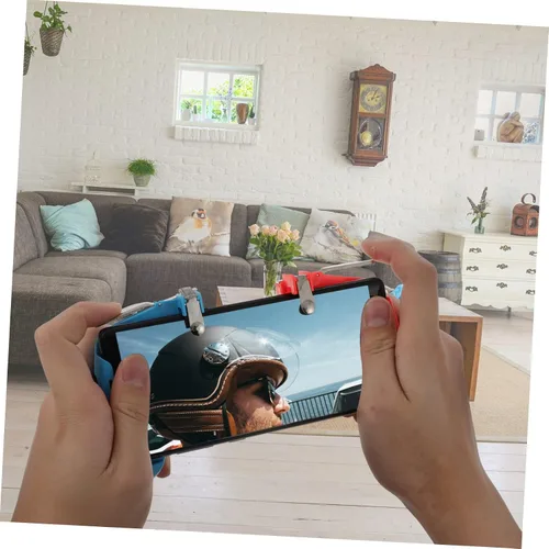 Vista 4 de WOONEKY 1pc Controller Chicken Artifact Tablet Accessories Tablet Computer Mobile Game Shooter Joystick Mobile Game Phone Controller Adjustable Game