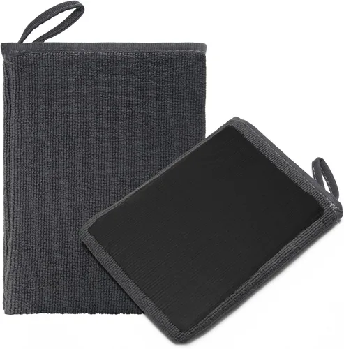 Vista 9 de Windspeed Paquete de 2 Guantes de Arcilla, Barra de Arcilla de Microfibra para Detallado de Automóviles, Guante de Barra de Arcilla de Grado Medio