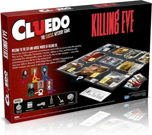 Vista 5 de Juego de mesa de misterio de Eve Cluedo de Movimientos Ganadores, Conviértete en un investigador del MI5 y determina quién mató a Kenny, la popular