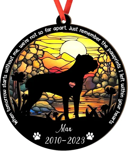 Vista 29 de Adorno personalizado para atrapasoles de sabueso afgano, adorno de Navidad de sabueso afgano – Regalo para perro amante, sabueso afgano