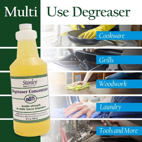 Vista 2 de Stanley Concentrado desengrasante con botella de spray, limpiador resistente para grasa, suciedad, cocina y superficies del hogar, fórmula multiusos