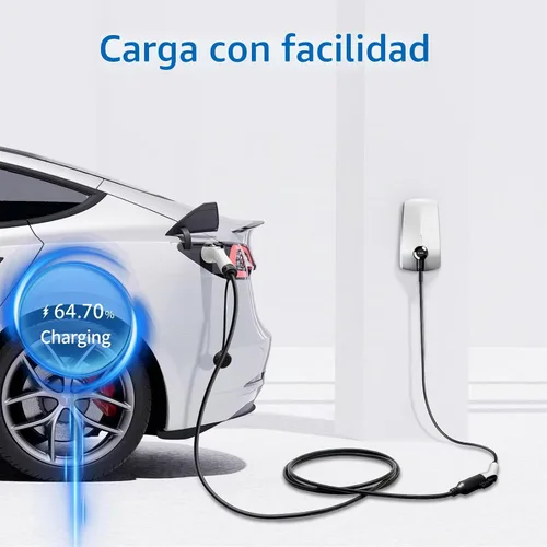 Vista 8 de 32A 21FT J1772 Cable de extensión EV, nivel 2