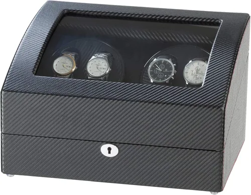 Vista 2 de Sepano Enrollador automático de reloj, caja de bobinado de reloj para relojes automáticos, con motor Mabuchi y almohadas de reloj flexibles, gran