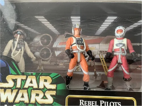 Vista 2 de Star Wars Power of the Force Rebel Pilots - Escena de cine (3 unidades)