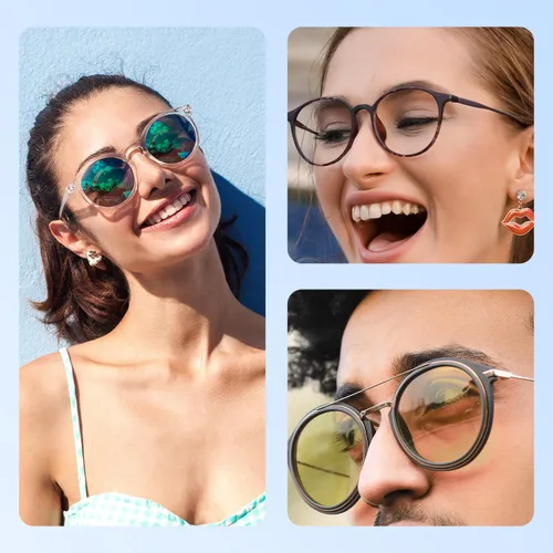 Vista 4 de Almohadillas para gafas, almohadillas antideslizantes de silicona para anteojos, almohadillas elevadas de 2,5 mm con forma de airbag, cómodas