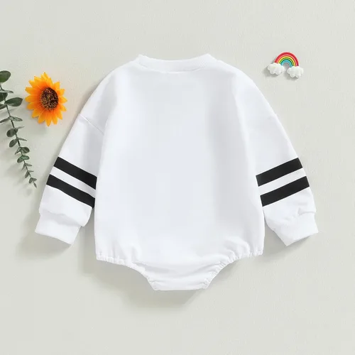 Vista 115 de Adobabirl Traje de Halloween para bebé, sudadera de fantasma, calabaza, mameluco, suéter de gran tamaño, lindo para otoño e invierno